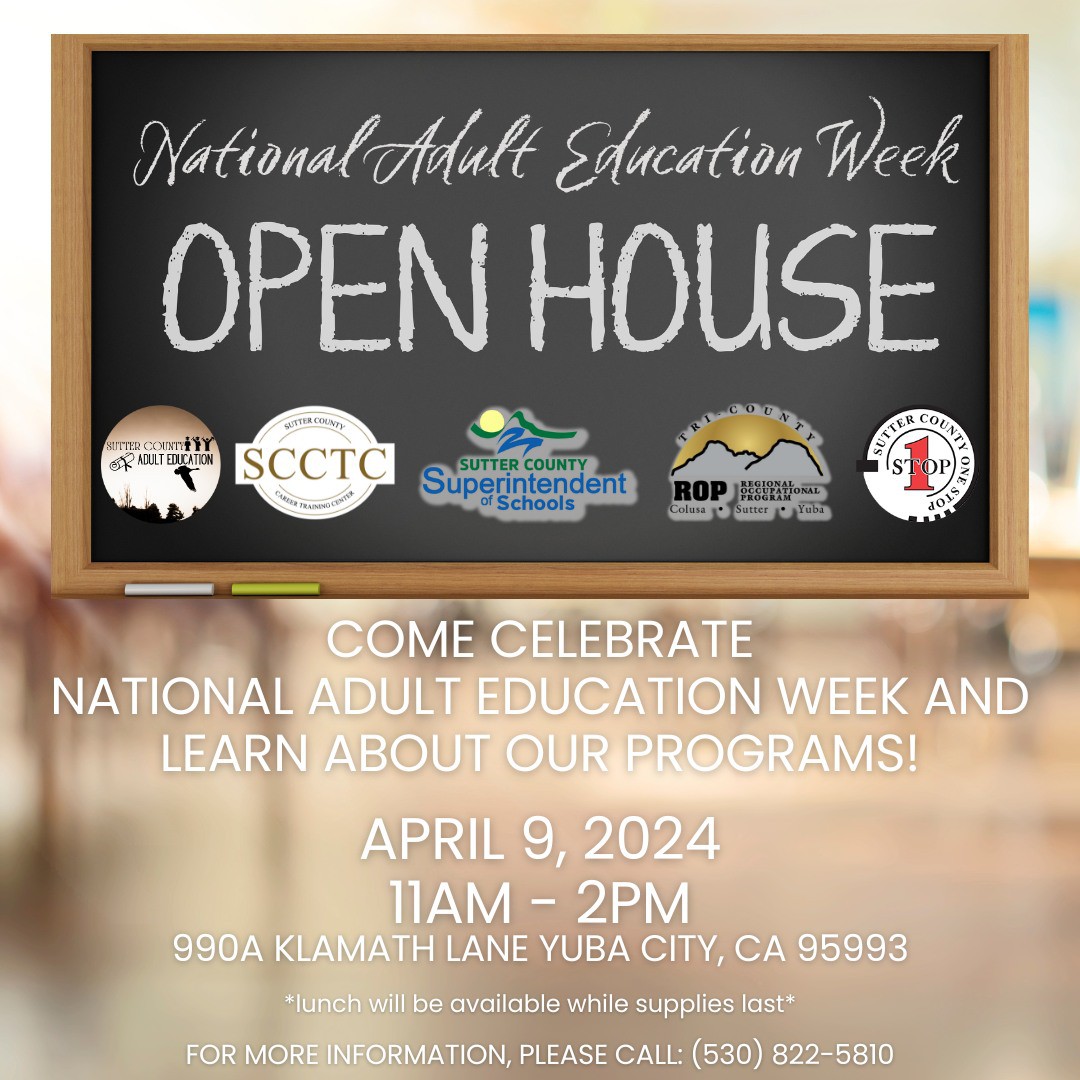 Adult Ed Open House Flyer