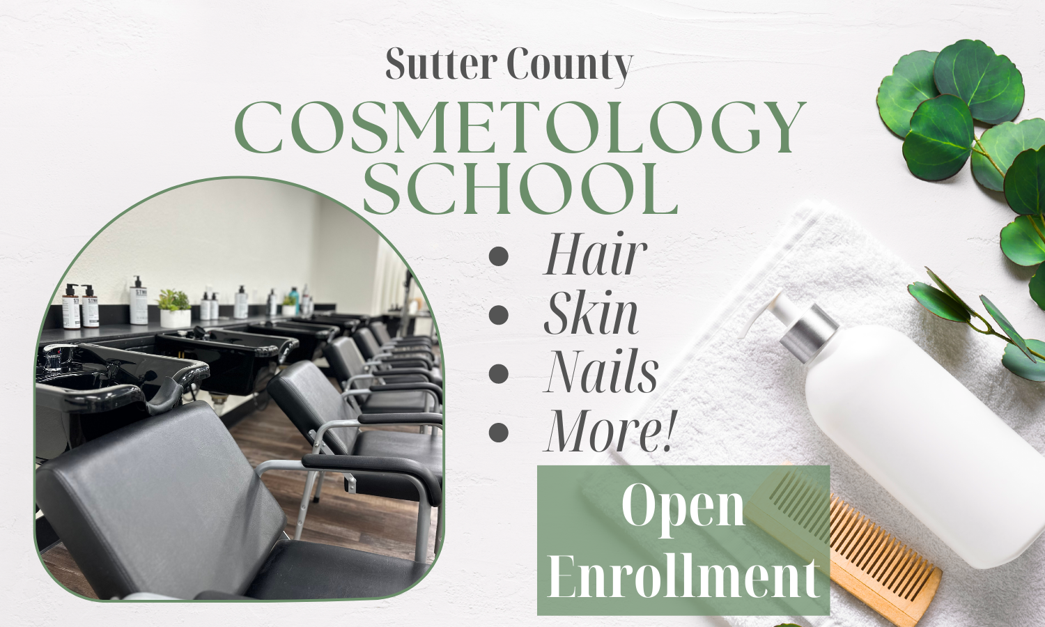 Click here to go to the new Cosmetology Program page