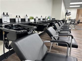 Sutter County Cosmetology School wash stations